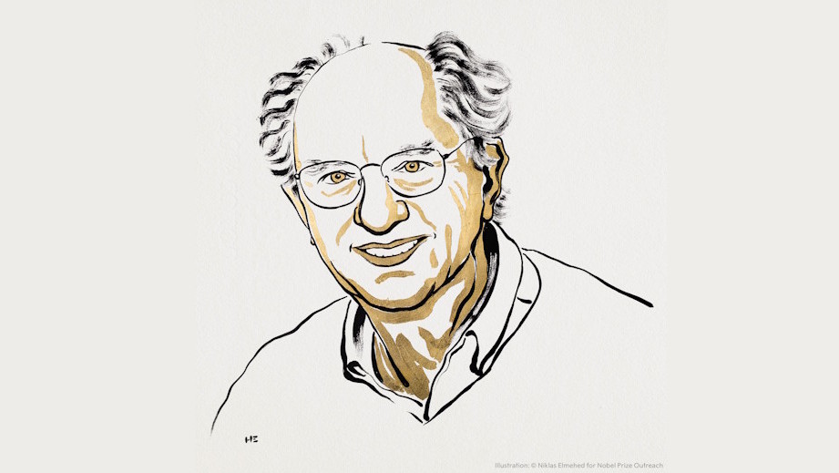 Illustration of John Clarke. Copyright Nobel Prize Outreach