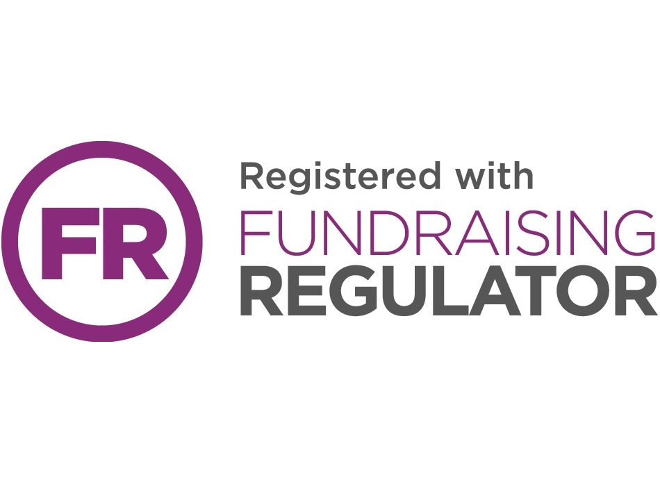Logo: Registered with Fundraising Regulator (FR)