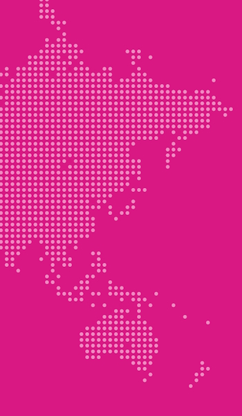 Map focused on Asia