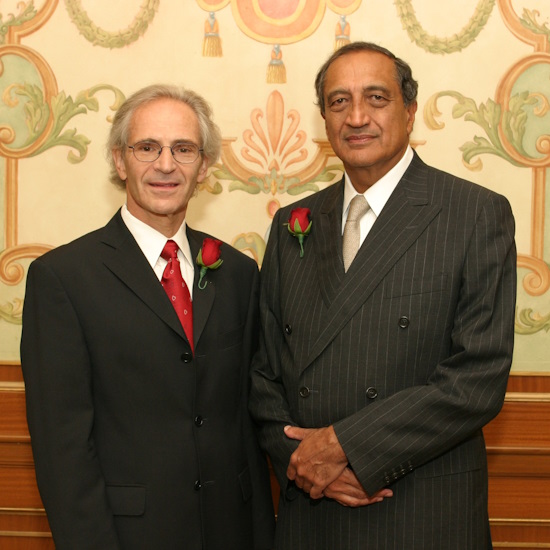 Sir Ravinder Maini FMedSci FRS and Professor Sir Marc Feldmann AC FMedSci FRS