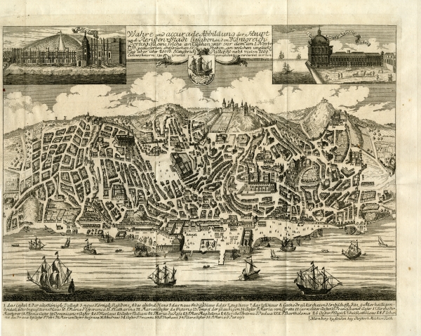 Panorama of Lisbon before the 1755 earthquake