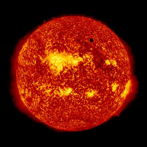 NASA image of the 2012 Transit of Venus