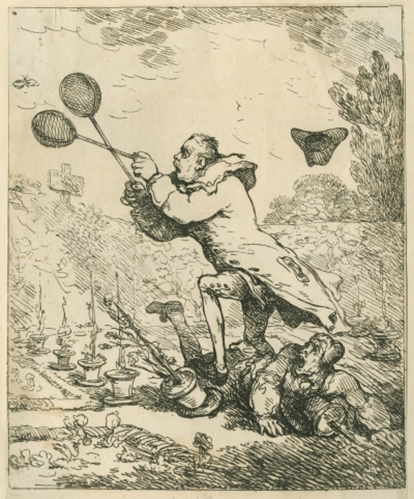 Caricature of Sir Joseph Banks PRS, 1788