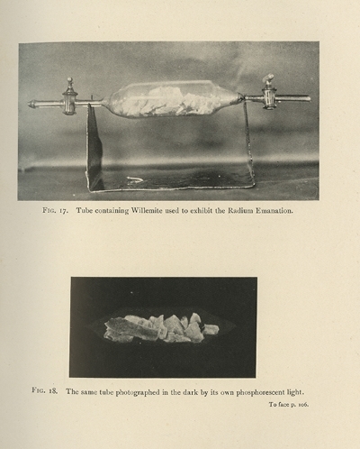 Plate from Frederick Soddy’s ‘The interpretation of radium’, 1909
