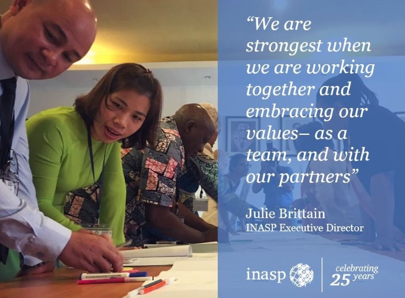 INASP slogan