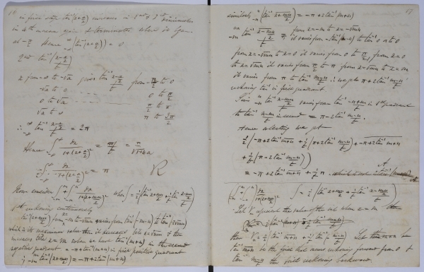George Boole: MS/782 notebook 26, page 16