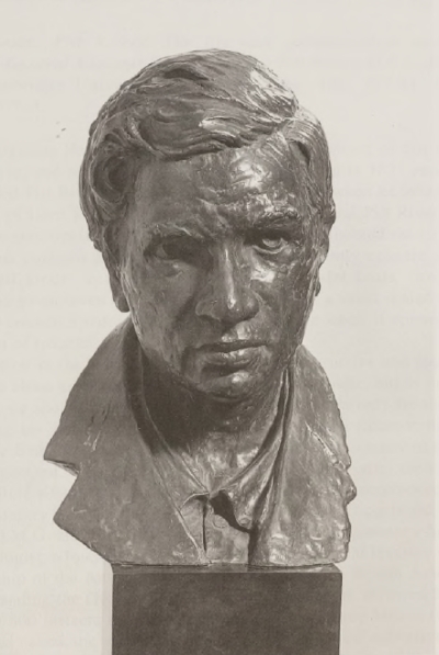 Bust of Srinivasa Ramanujan by Paul Granlund, 1983
