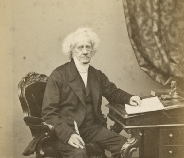 John Frederick William Herschel, by Maull & Co, undated