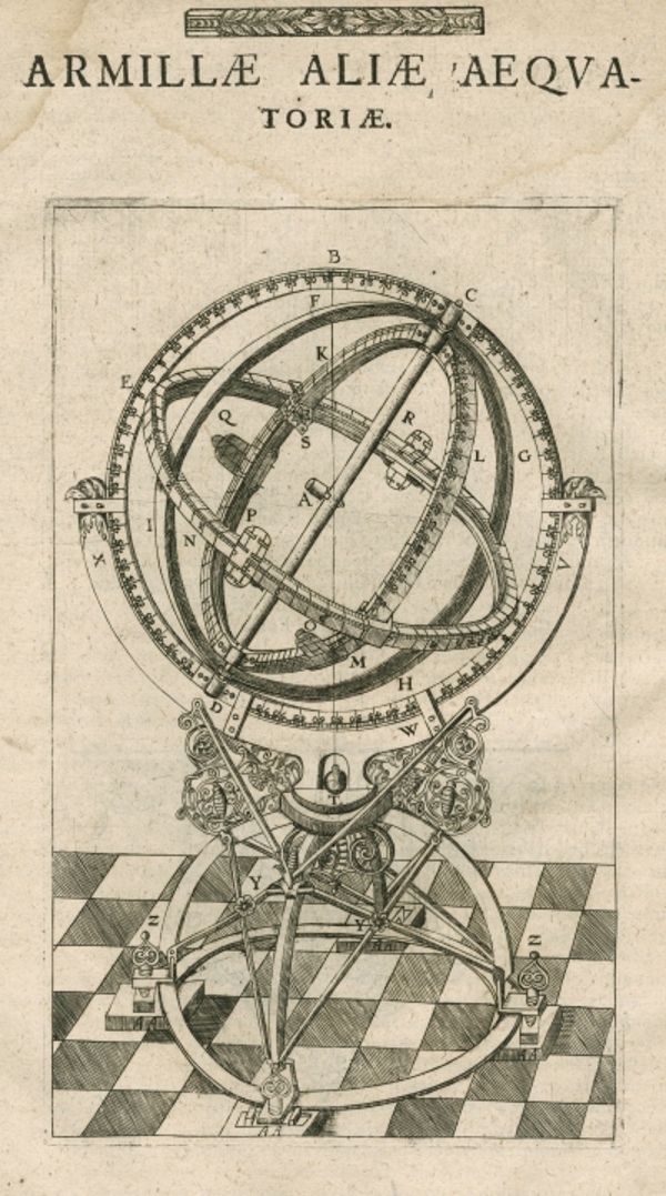 Equatorial armillary sphere by Tycho Brahe