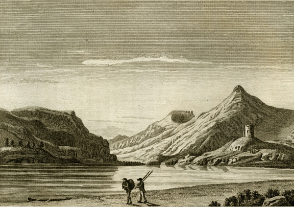 ‘View in Nantberis’ by Moses Griffith, 1781