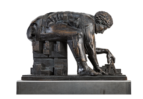 ‘Newton after Blake’ maquette by Paolozzi