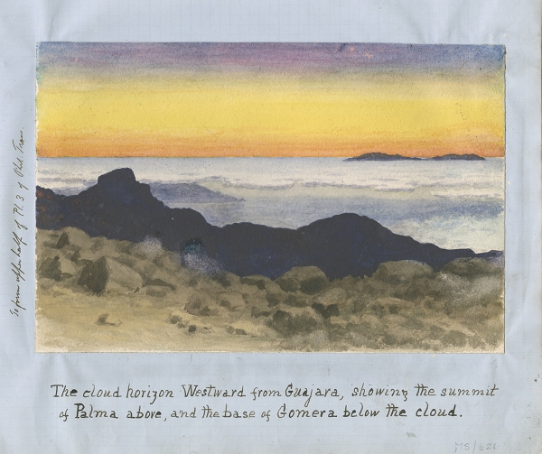 Watercolour of the ‘cloud horizon’