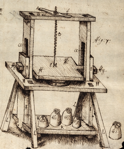 A cheese press, from William Jackson’s letter.