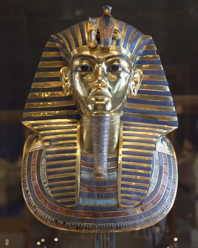 King Tutankhamun’s golden funerary mask