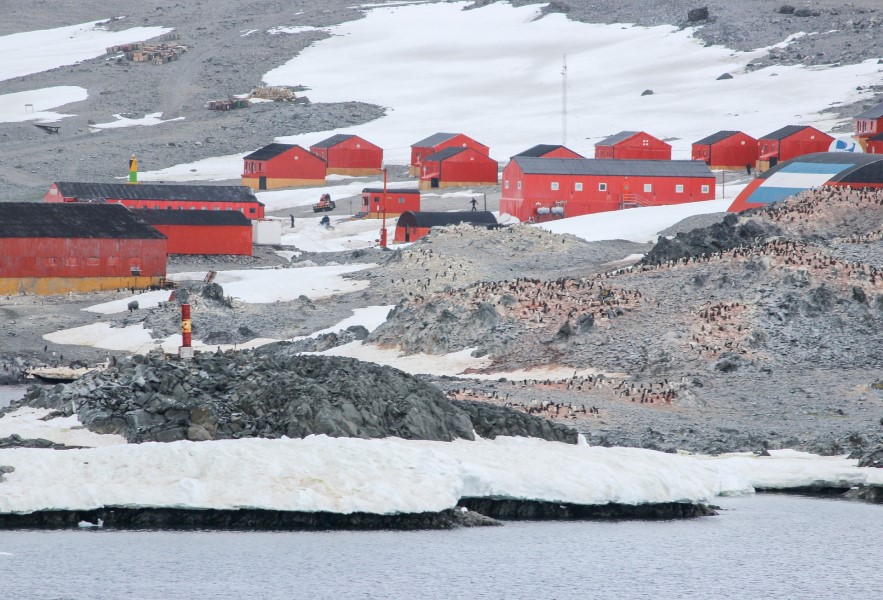 A research station in Antarctica