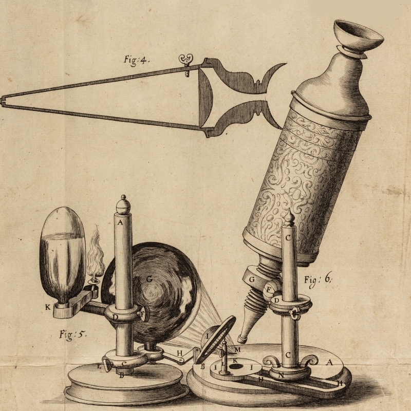 Robert Hooke's microscope