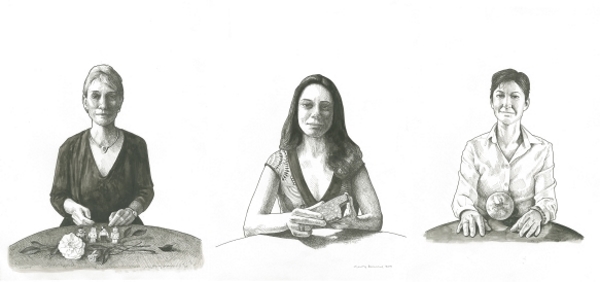 Francesca Happé, Zita Martins and Giovanna Tianetti ©The Royal Society
