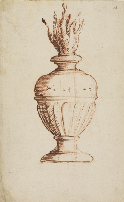 Design of an urn by Robert Hooke, 1675