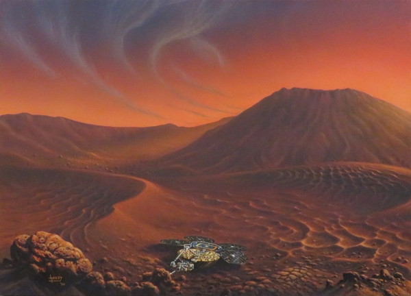 Beagle 2 on Mars, 2004 © David A. Hardy/astroart.org