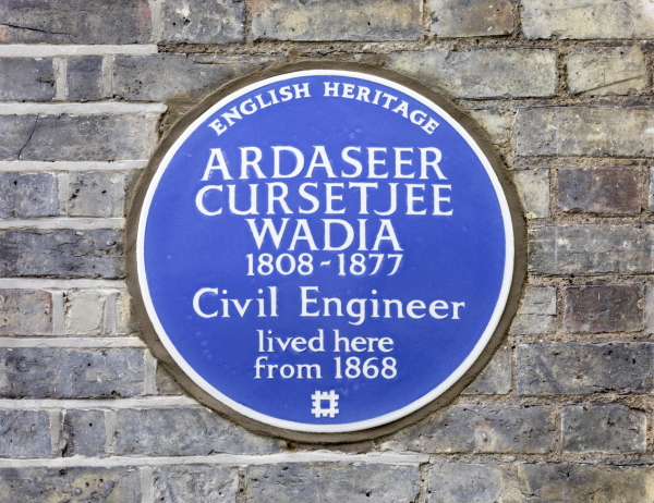 Blue plaque at 55 Sheen Road Richmond