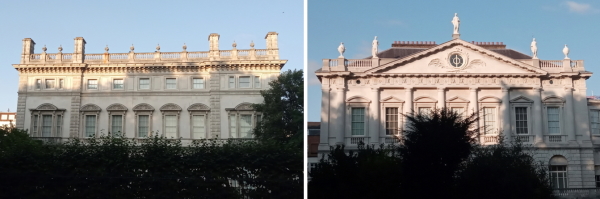 Bridgewater House and Spencer House, viewed from Green Park