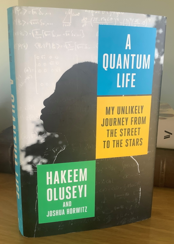 Cover of 'Quantum lives', the autobiography of Hakeem Oluseyi