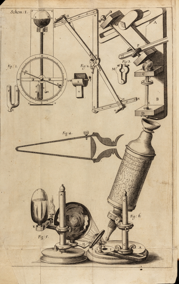 Plate I of Robert Hooke's 'Micrographia'