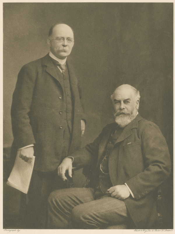 Henry John Elwes FRS (R) and Augustine Henry (L) c.1905 