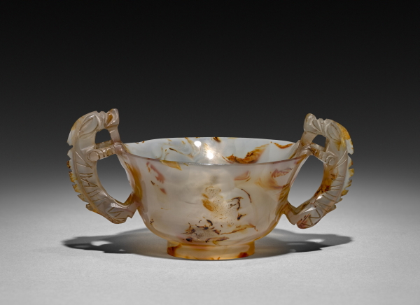 Qing dynasty agate cup (Cleveland Museum of Art via Wikimedia Commons)