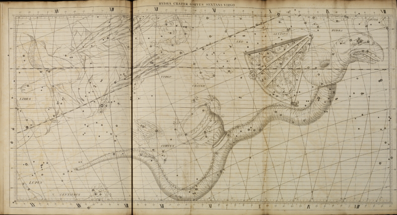 Map from Flamsteed’s 'Atlas coelestis', 1729