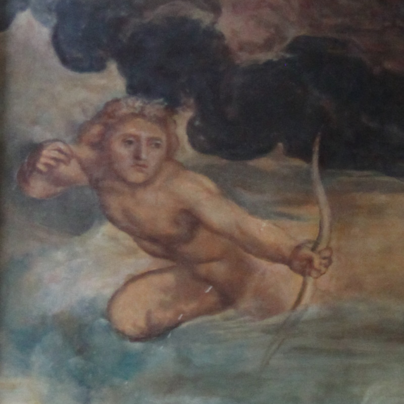 Detail from 'Air' fresco by George Frederick Watts, 1854-5 (courtesy of Malvern College)