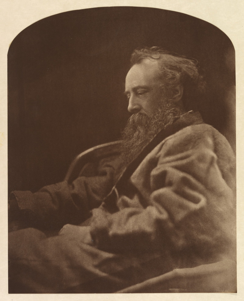 George Frederic Watts 1864, by Julia Margaret Cameron (Met Museum, Public Domain)
