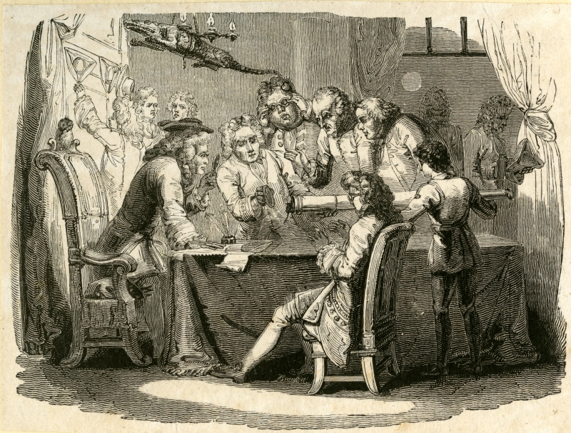‘A meeting of virtuosi’ by Allen Robert Branston, 1827