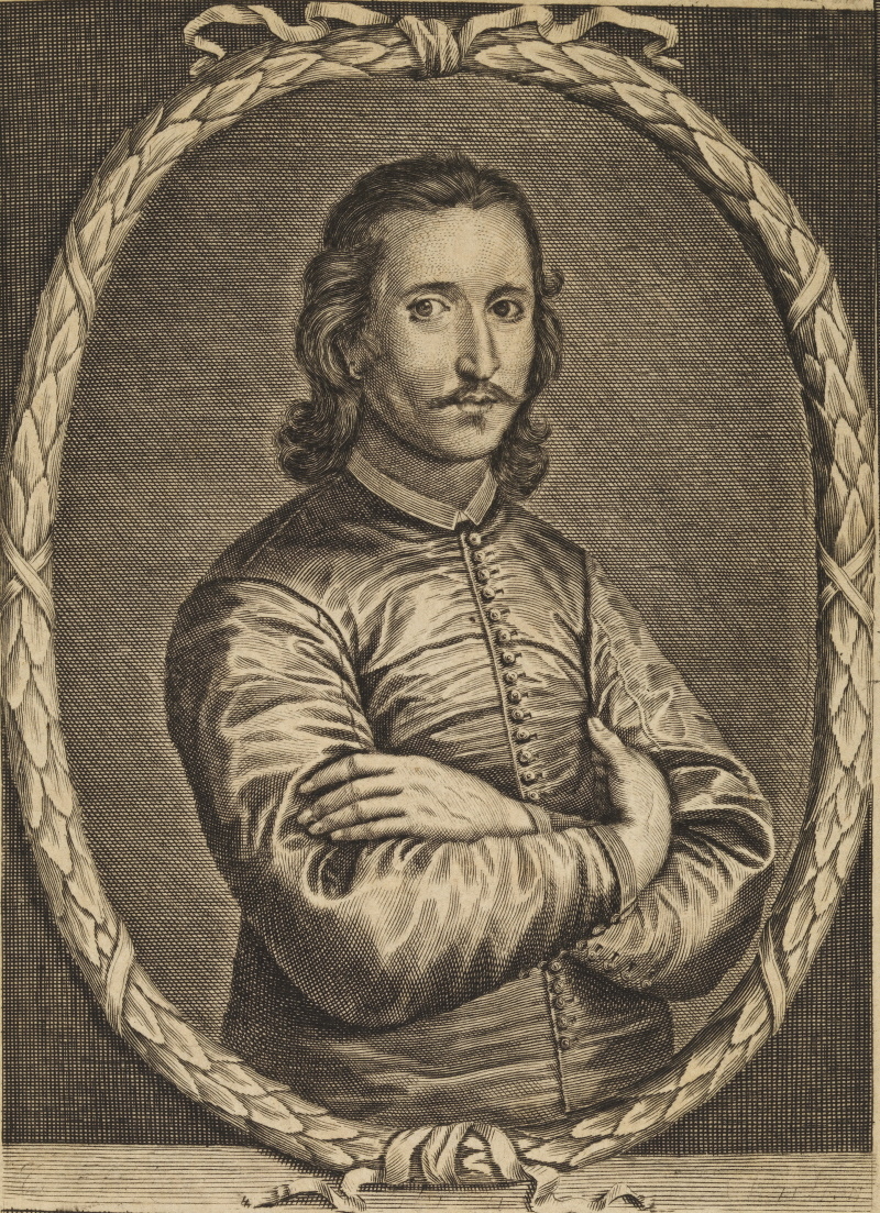 Walter Charleton, engraving by Pierre Lombard, 1657