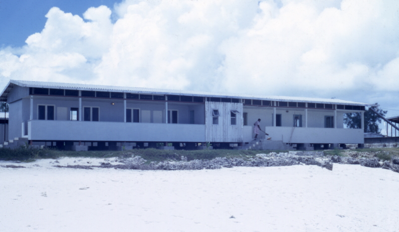 Royal Society research station on Aldabra, c.1972