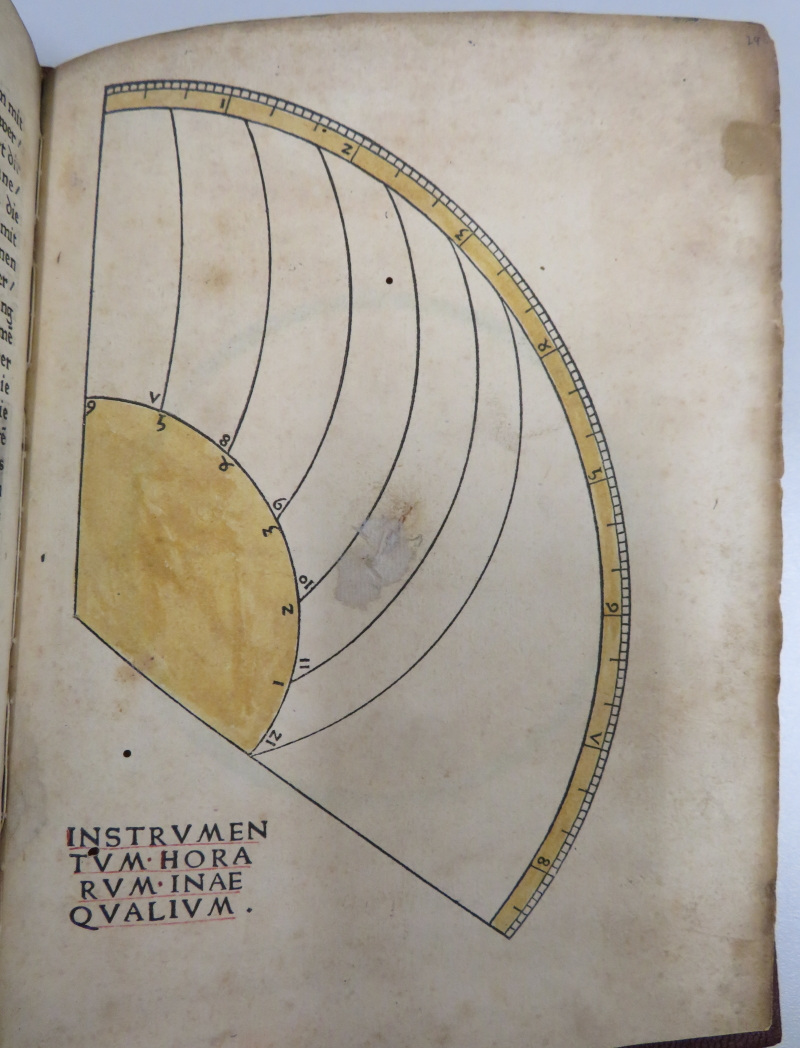 Page from Regiomontanus's 'Kalender' (1474)
