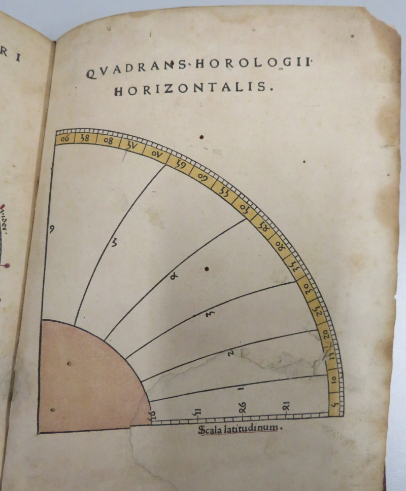 Page from Regiomontanus's 'Kalender' (1474)
