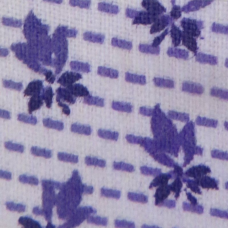 Fabric swatch from 'Lectures on coal-tar colours', 1863