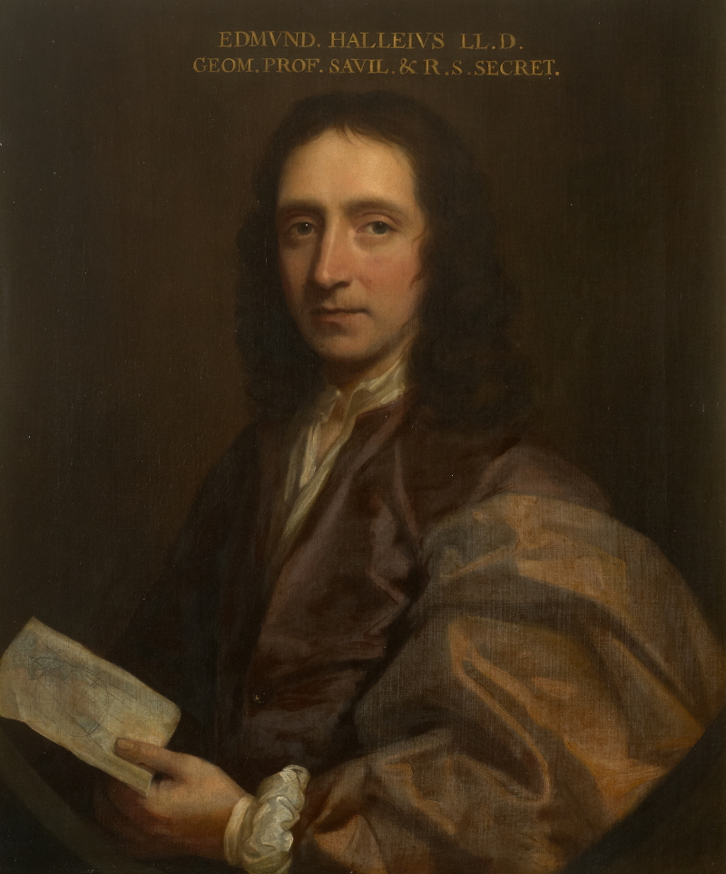 Portrait of Edmond Halley by Thomas Murray c.1690