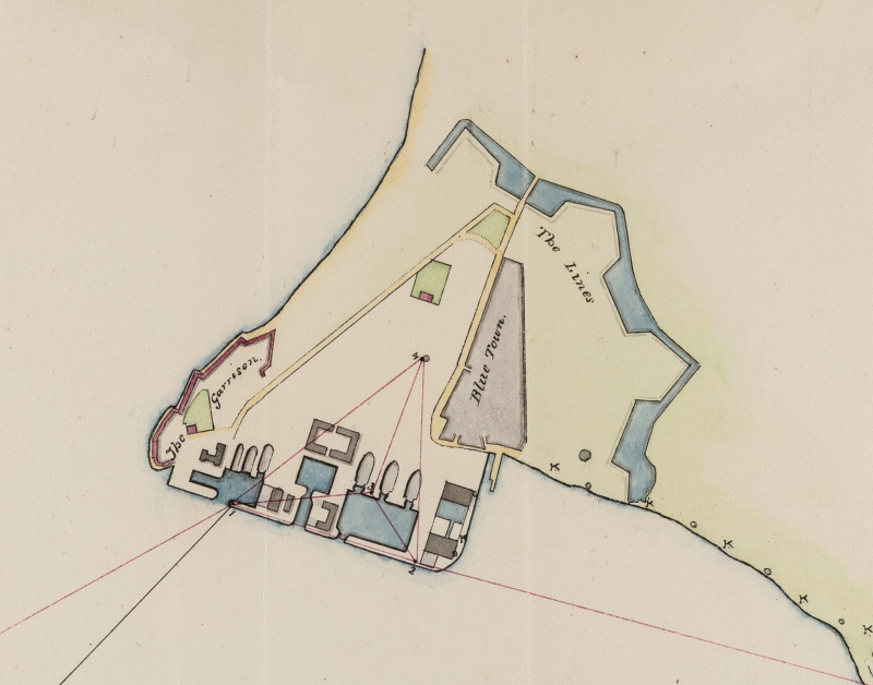 Plan of the docks and garrison at Sheerness (PT/19/13)