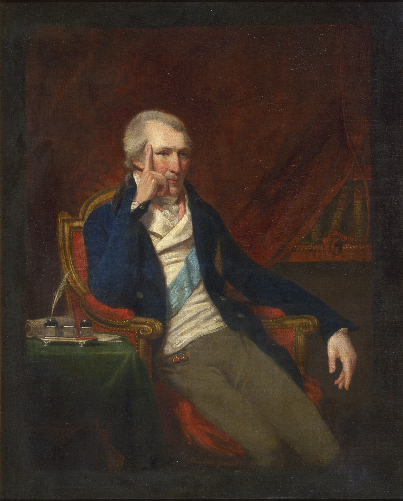 Portrait of Sir Benjamin Thompson, Count Rumford, by John Raphael Smith