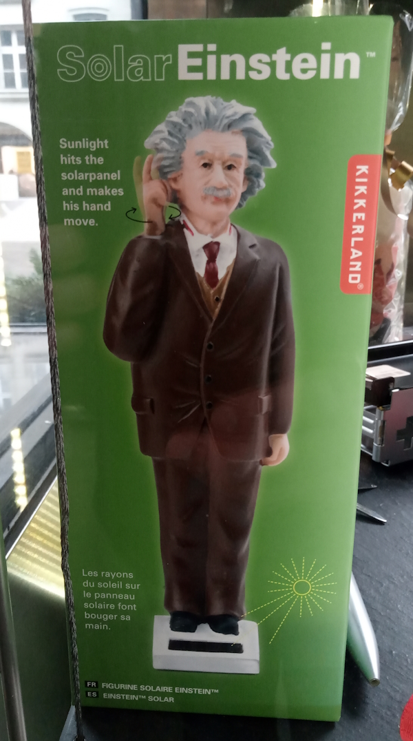 Einstein souvenir on sale in Bern