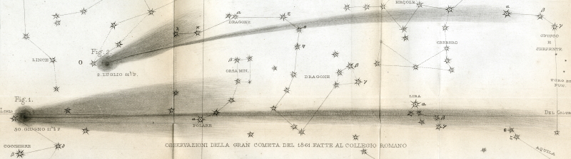 The Great Comet of 1861, by Angelo Secchi