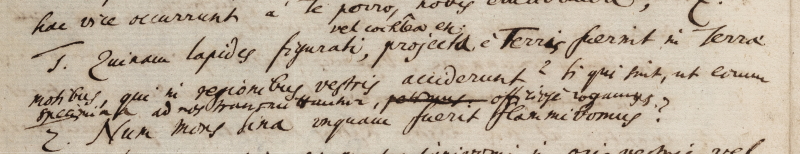 Extract from a letter from Henry Oldenburg to Thomas Harpur, 1668