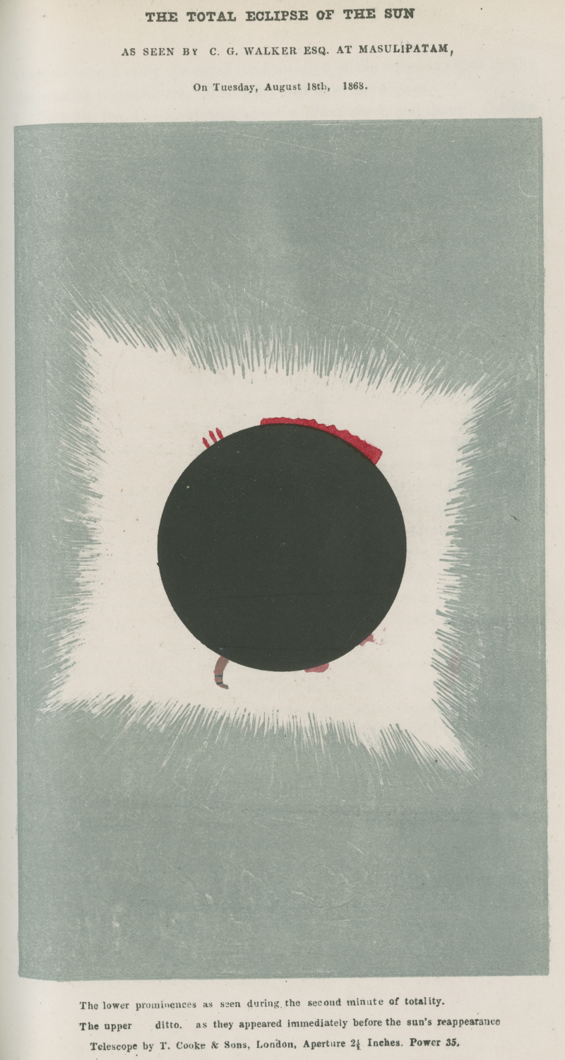 Total eclipse of the Sun, 1868