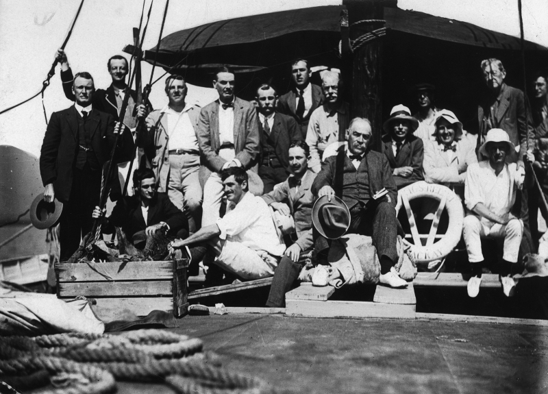 September 1923 excursion party on the Government steamer 'Relief'