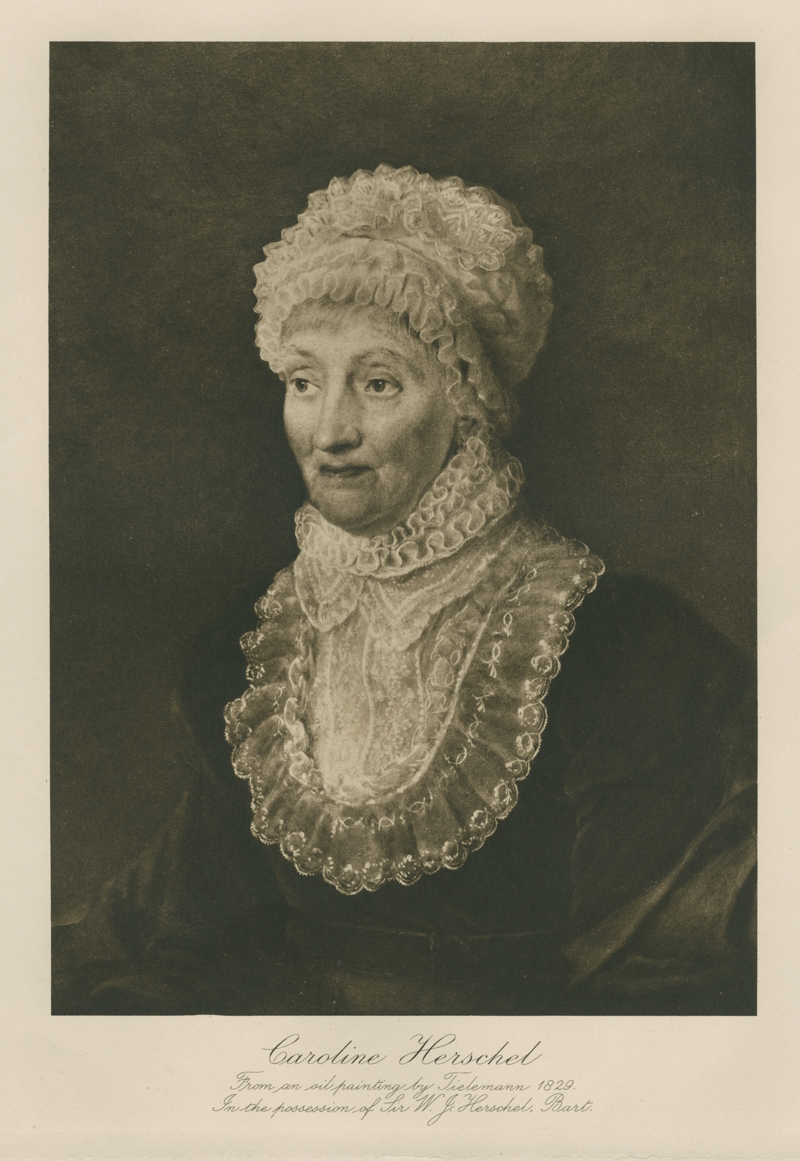 Portrait of Caroline Herschel, aged 78