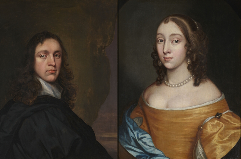Abraham Hill FRS (1635-1722) and a (previously) unknown lady from the Hill family