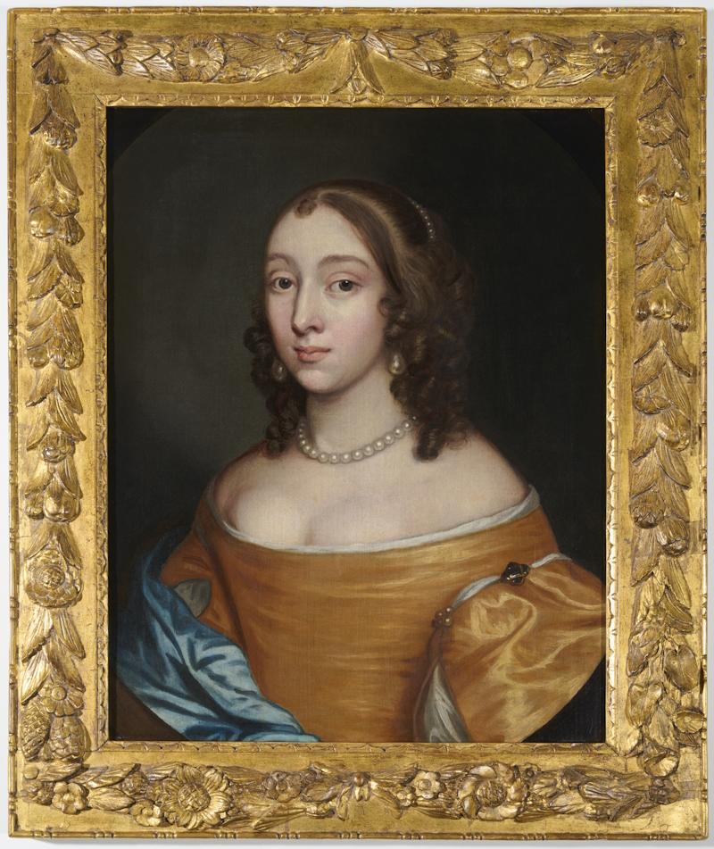 Portrait of a woman of the Hill family, probably Anne Hill, by an unknown artist, 1650s