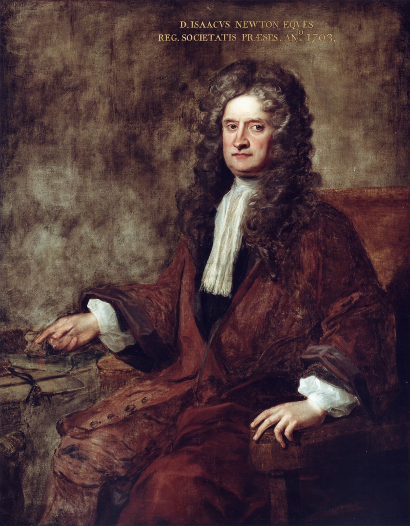 Portrait of Isaac Newton by Charles Jervas, 1717